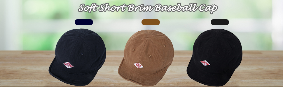 short brim baseball cap,short brim mens hat,adjustable flat caps,short bill hat,cooling trucker hat