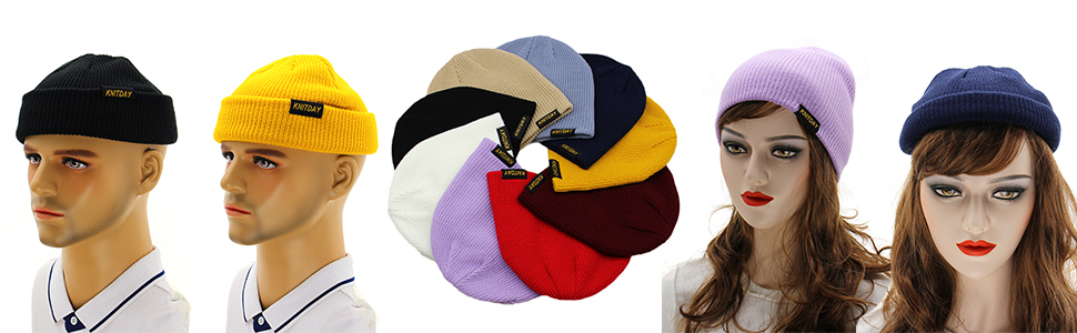 Multiple Colors Fisherman Beanie Unisex!