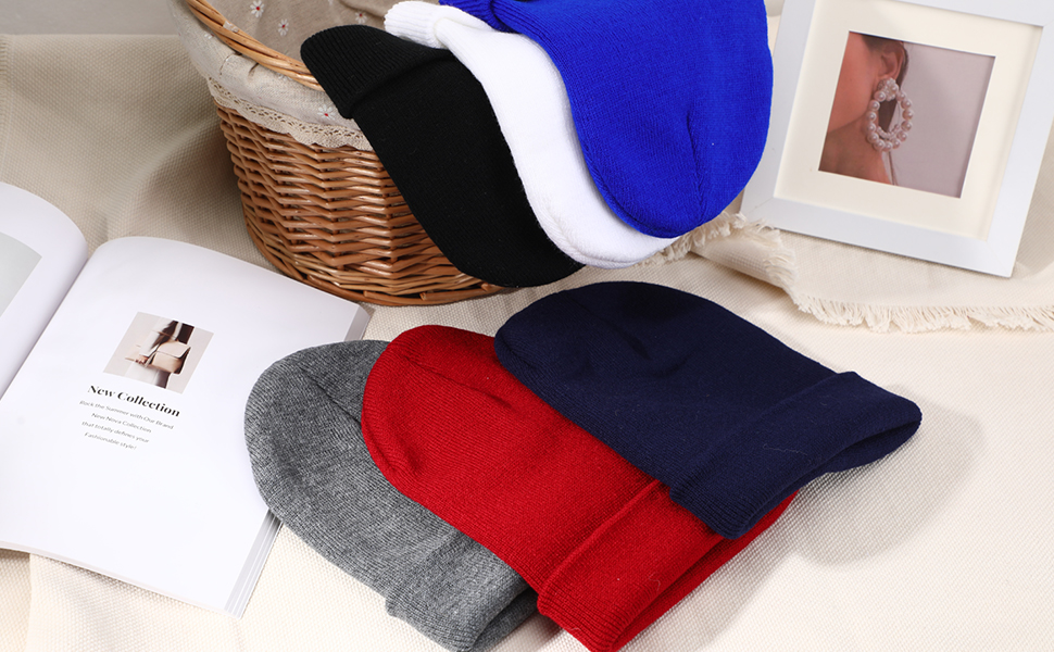 JUNEBRUSHS Knit beanie hat is made of quality acrylic fabric