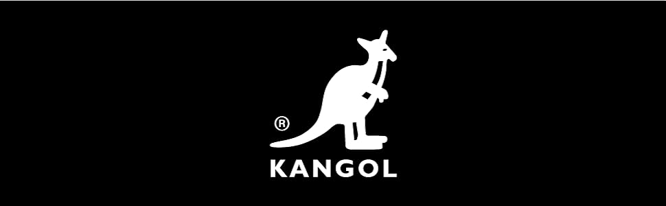 The Kangol logo on a black background.