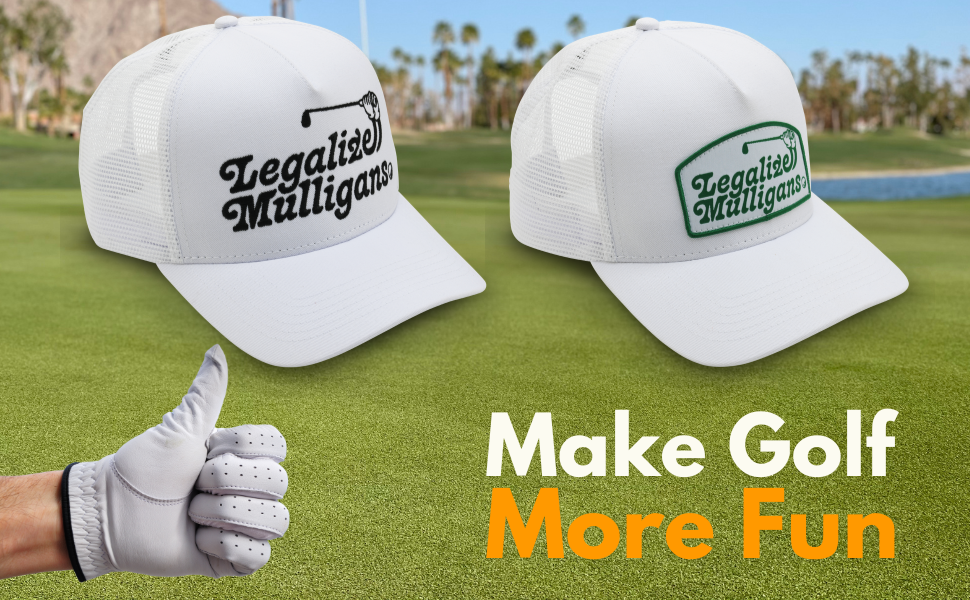 MADSON GOLF #1 Legalize Mulligans Hat in Golf