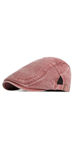 Washed Newsboy Hat for Men Women