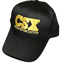 hat, csx, railroad, embroider, cap, 