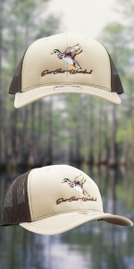 embroidered duck hunting hat