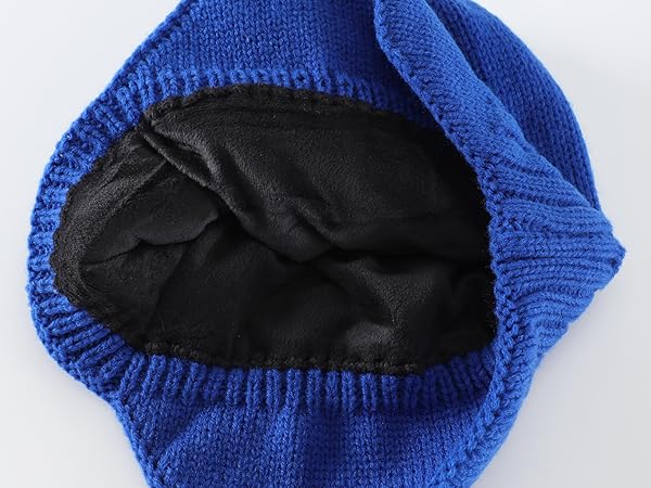 fleece lining beanie