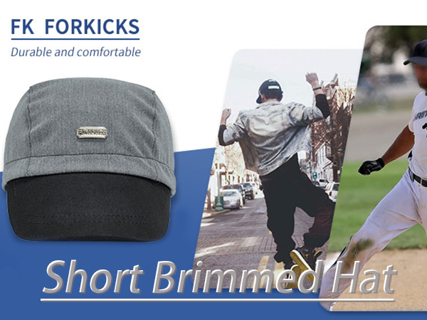 short brim hats for men