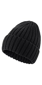 mens earflap winter hat knit daily beanie hat with ear flaps skull ski cap beanie warm hat for men