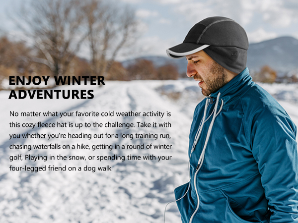 Our winter sports cap are suitable for outdoor running working golf tennis in cold weather 