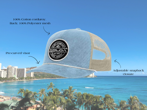 Koloa Surf Thruster Patch Unstructured Corduroy Hat