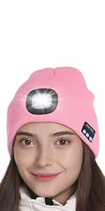 led beanie cap