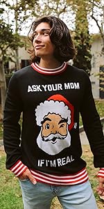 Lifestyle photo mens christmas sweater