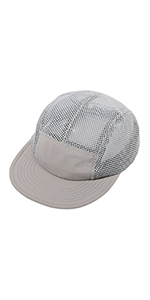 Mesh 5 Panel Hat Adjustable Trucker Baseball Cap