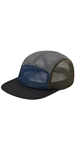 Mesh Baseball Cap Breathable 5 Panel Hat