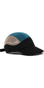 Mesh Short Brim Baseball Cap Quick Dry Trucker Hat