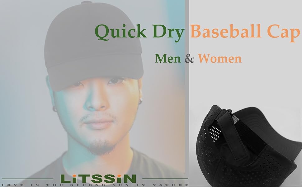 Quick Dry Hats for Mens Athletic Baseball Fitted Cap 2 Packs