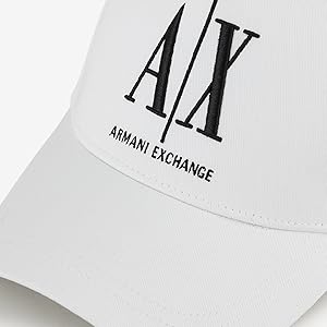 brand hat; logo hat; logo cap; armani