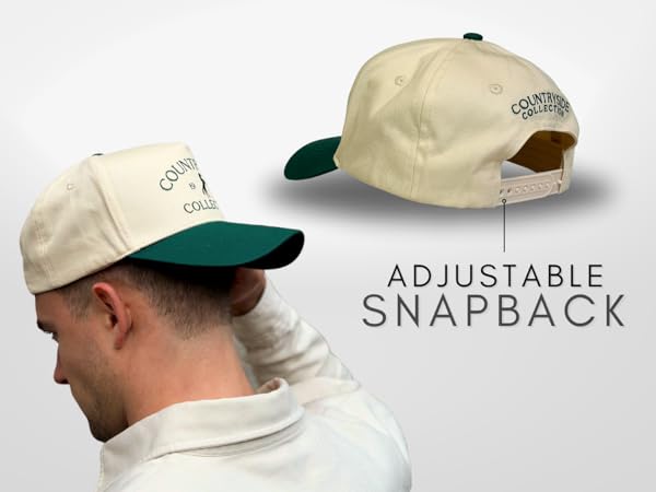 Adjustable Snapback allows for a one-size-fits most country trucker hat.