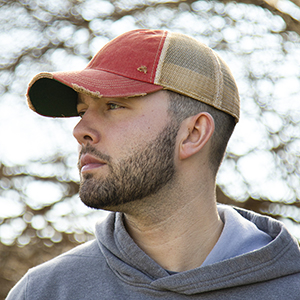 Gritty Bull Hat on Male Model