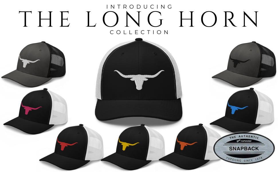 RIVEMUG Introducing The Texas Long Horn Trucker Hat v1