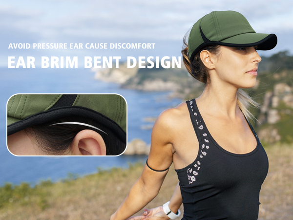 Sport running hat for men and women cool airy breathable mesh soft unstructured hat