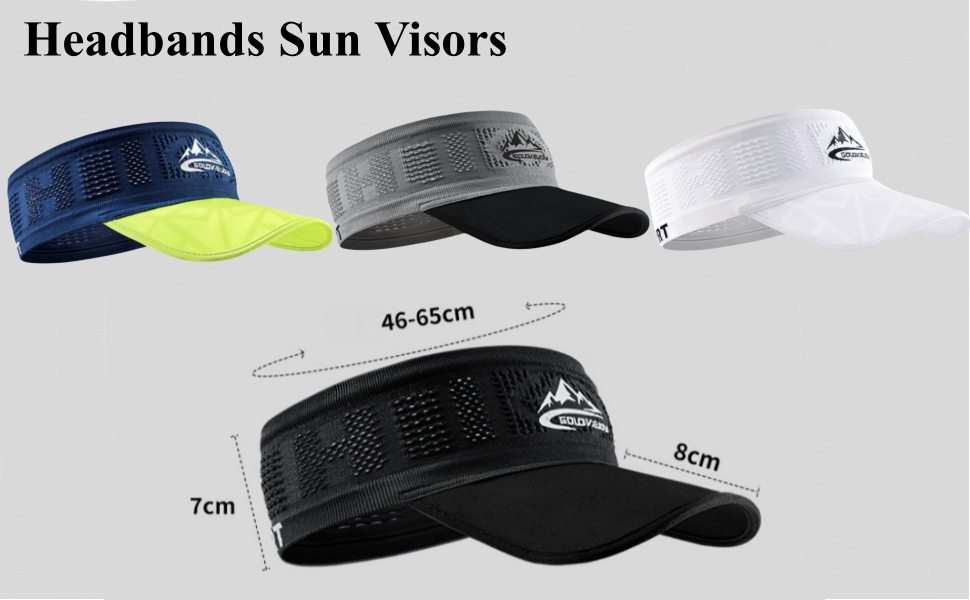 tennis visors golf visor sun protection sunvisor hats cap for men women headbands headsweats