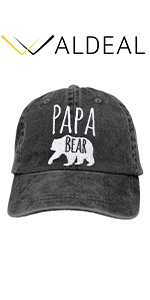 Waldeal Men Dad Washed Hat Adjustable Baseball Cap