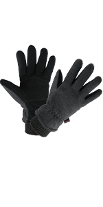 Deerskin winter gloves