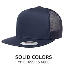 The Hat Pros Yp Classics Yupoong 5 Panel Classic Trucker Cap