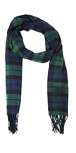 Datoni Unisex Plaid Cashmere Feel Luxurious Scarves