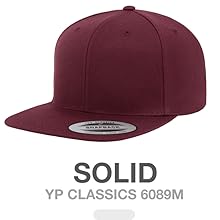 The Hat Pros Yp Classics Yupoong 6 Panel Premium Snapback Hat