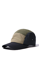 Men''s 5 Panel Multi Color Baseball Cap UPF 50+ Outdoor Trucker Hats