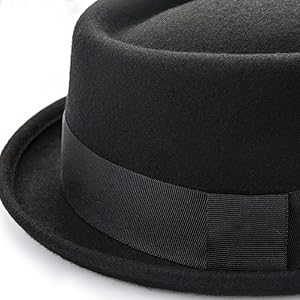 men''s porkpie hat flat top caps for men