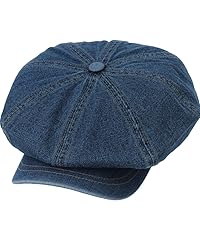 denim newsboy hat