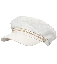 Gold Summer newsboy Hat