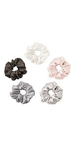 silk scrunchies