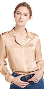 silk blouse