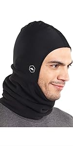 Neck warmer with hood