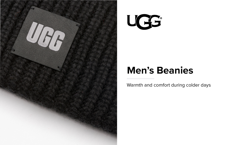 UGG men''s beanies quality material wool blend for cold weather