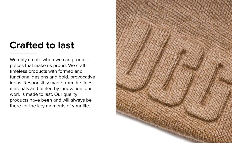 UGG men''s beanies quality material crafted to last for cold weather seasons