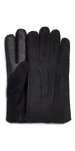 UGG Men''s Contrast Sheepskin Touchscreen Glove