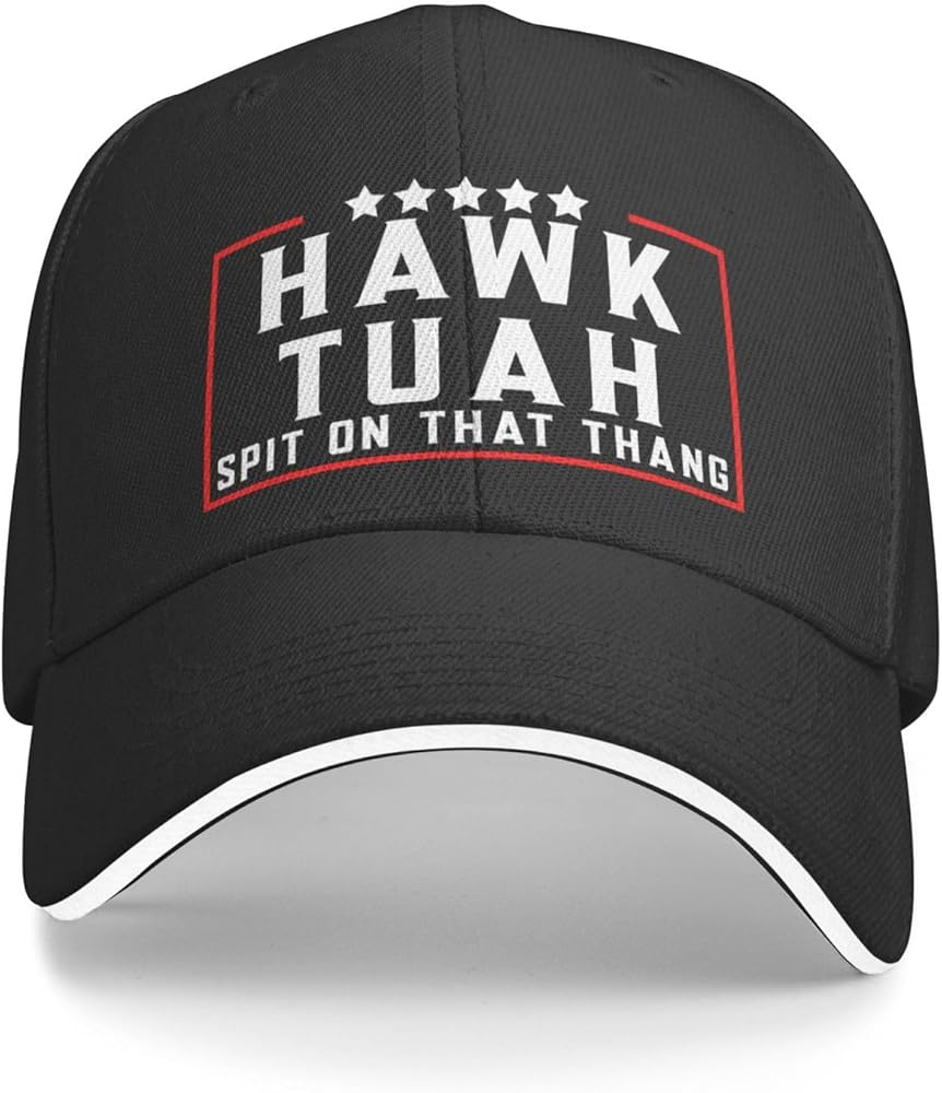 Hawk Tuah Hat Spit On That Thang Hat for Men Funny Baseball Cap Funny Birthday Gifts for Men