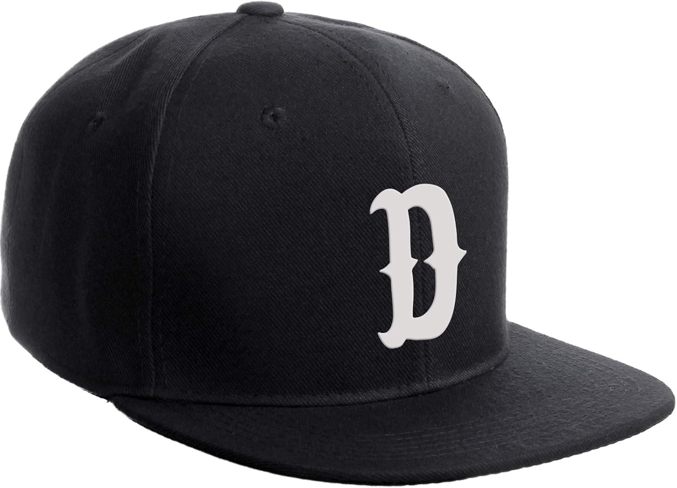 Daxton Classic Snapback Flat Bill Visor Vintage Custom Number Letter Hat Cap