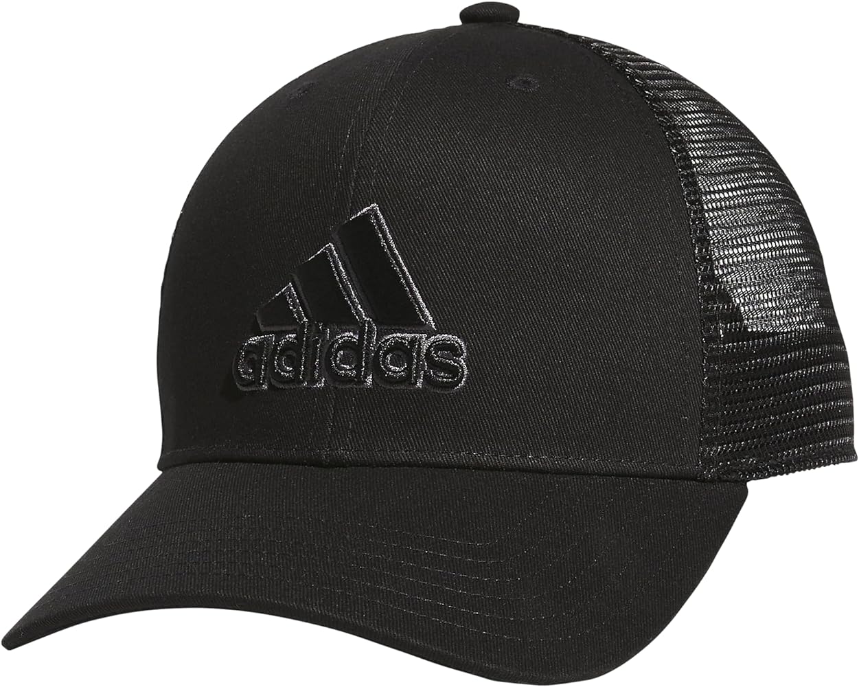 adidas Men's Mesh Back Structured Low Crown Adjustable Fit Snapback Hat