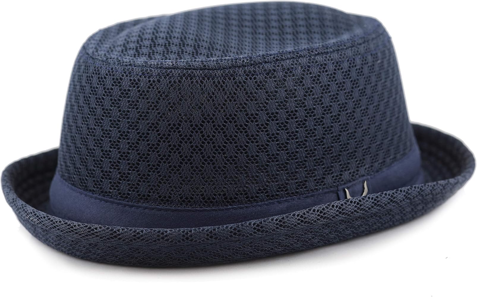 The Hat Depot Unisex Light Weight Classic Soft Cool Mesh Pork pie hat