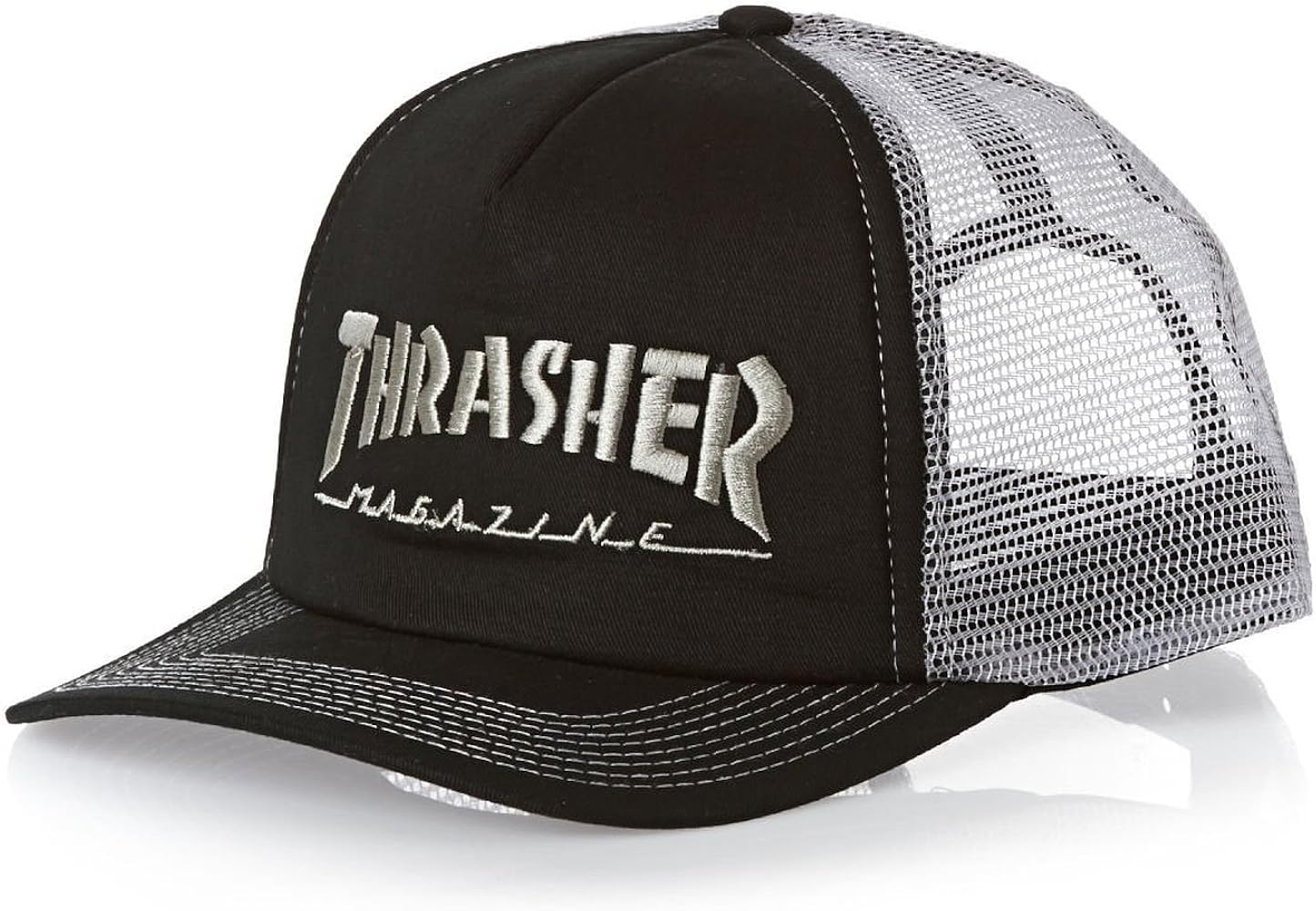 Thrasher Mesh Trucker Cap One Size Black/Grey