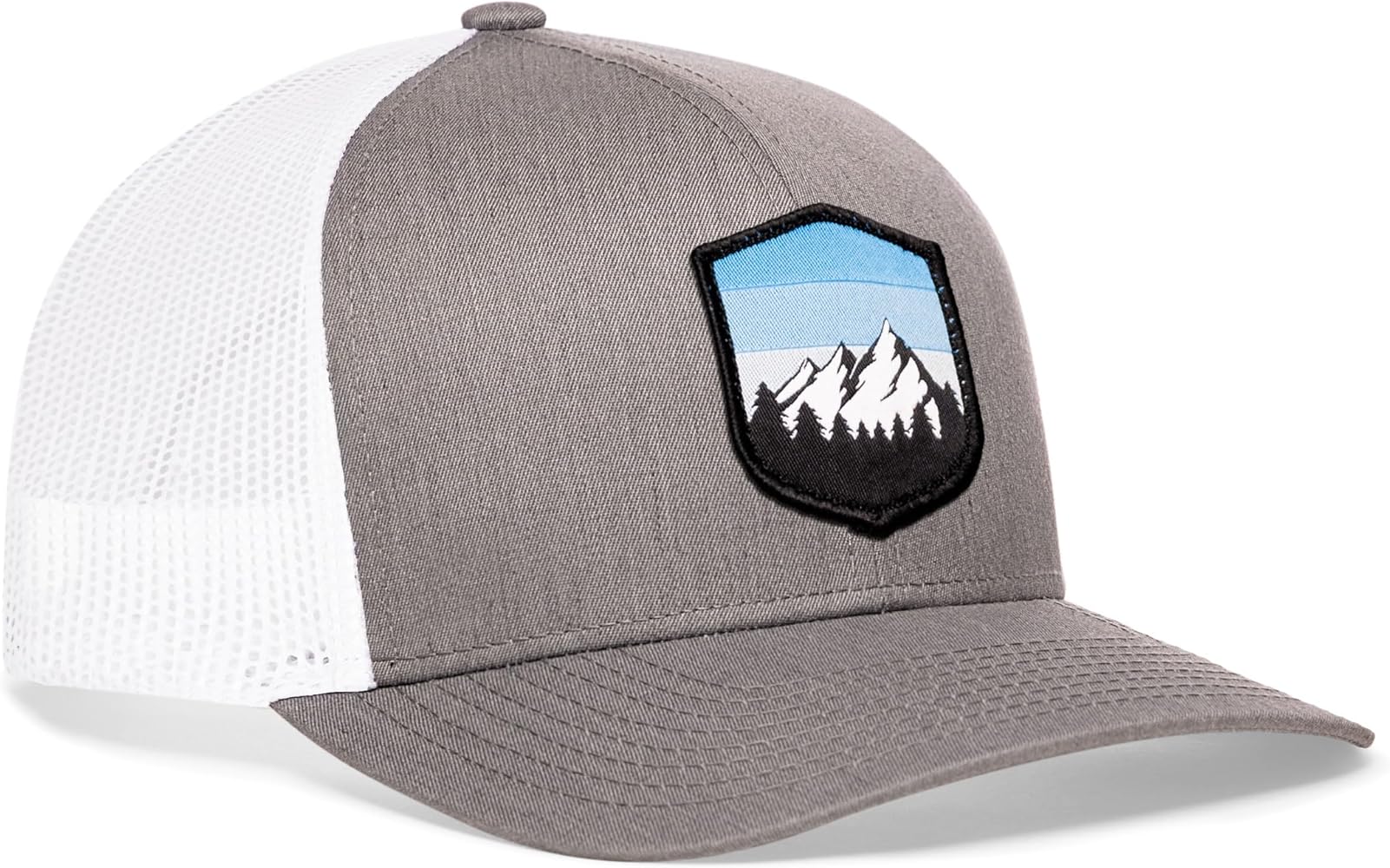 HAKA Diamond Mountains Trees & Trucker Hat, Mesh Outdoor Hat for Men & Women, Adjustable Snapback Baseball Cap, Golf Hat