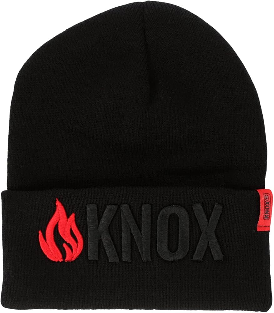 Knox Beanie Hat for Men and Women | Premium Quality Murder Beanie for Men | 100% Acrylic & Durable | Warm and Soft Men's Beanie Hat for Winter Warm Black