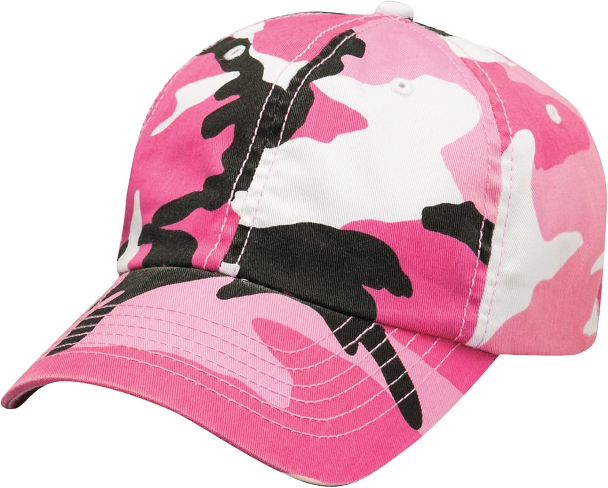 Hook and Loop Closure Camo Cap