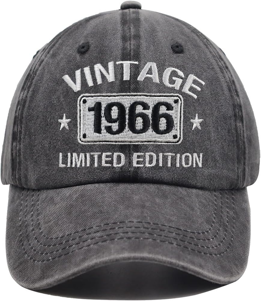 Vintage 1974 1973 1972 1971 1970 1969 1968 1967 1966 1965 Limited Edition Adjustable Embroidered Baseball Cap