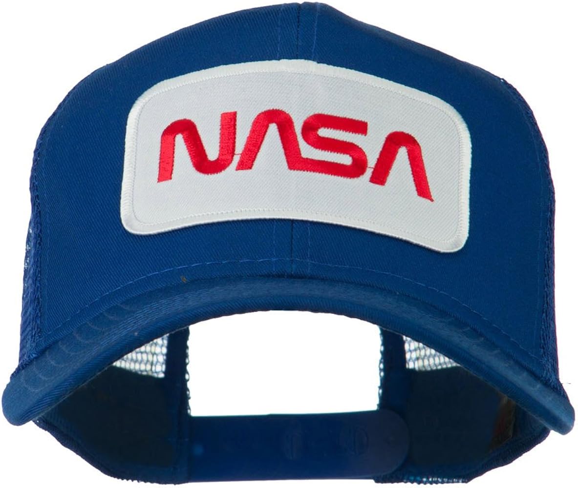 e4Hats.com NASA Logo Embroidered Patched Mesh Back Cap